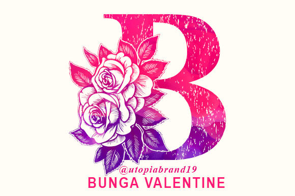 Bunga Valentine Monogram Font - Featured Image