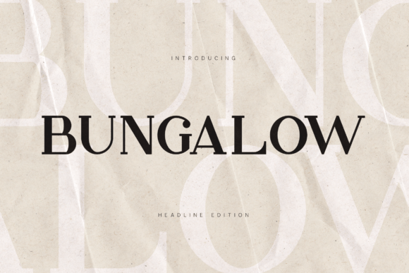 Bungalow Font - Featured Image