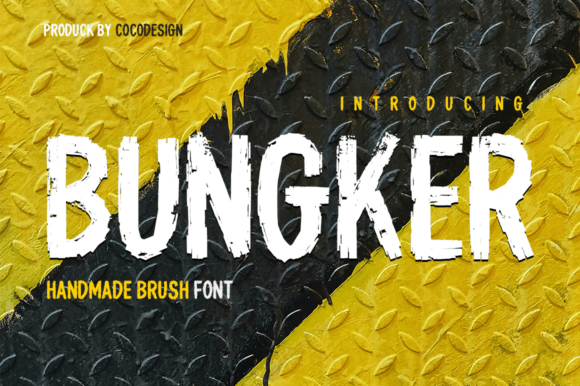 Bungker Font - Featured Image