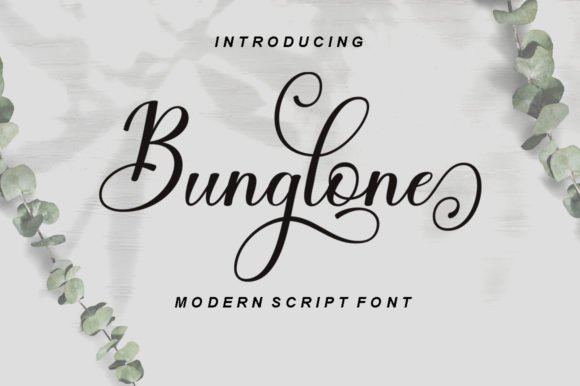 Bunglone Font - Featured Image