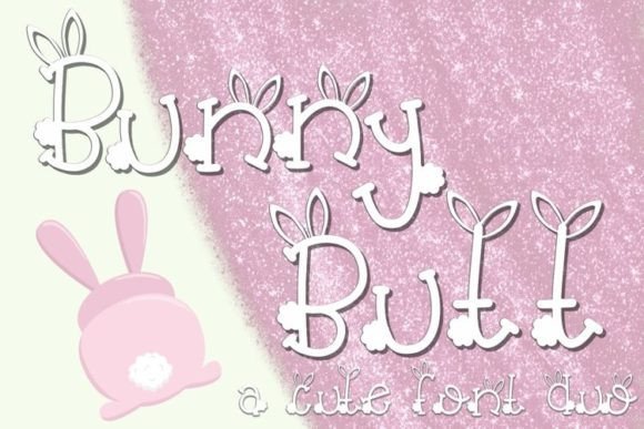 Bunny Butt Duo Font - Featured Image