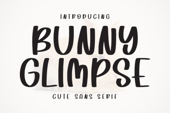Bunny Glympse Font - Featured Image