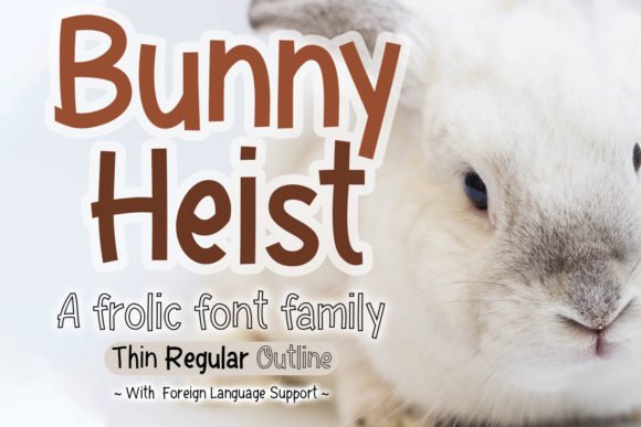 Bunny Heist Font - Featured Image