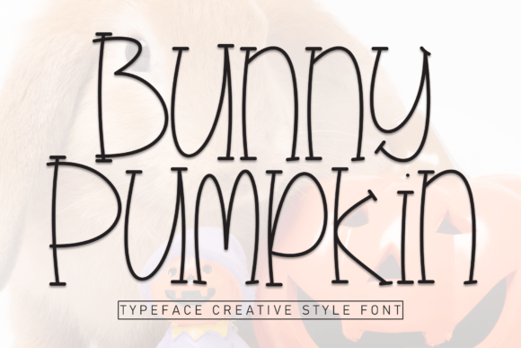 Bunny Pumpkin Font - Featured Image