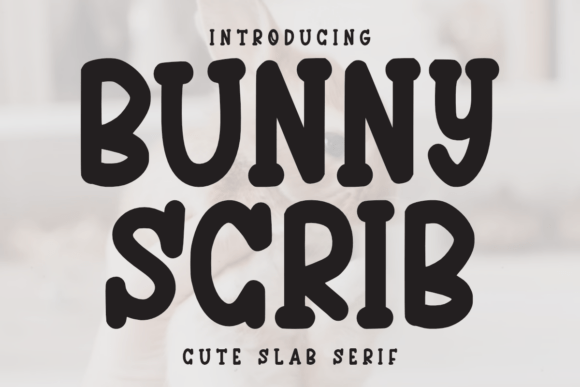 Bunny Scrib Font - Featured Image