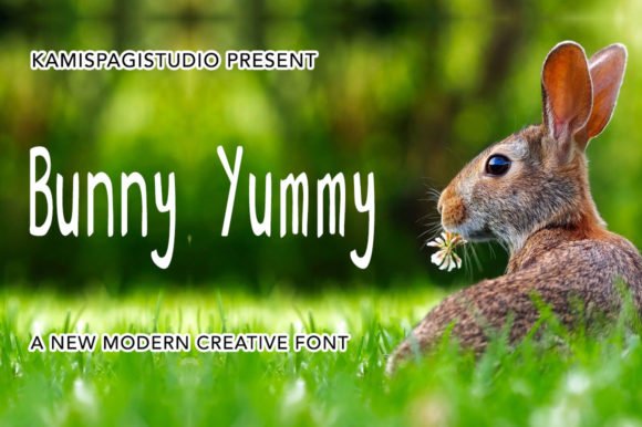Bunny Yummy Font - Featured Image