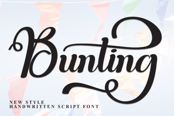 Bunting Font - Featured Image