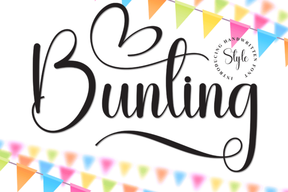 Bunting Font - Featured Image