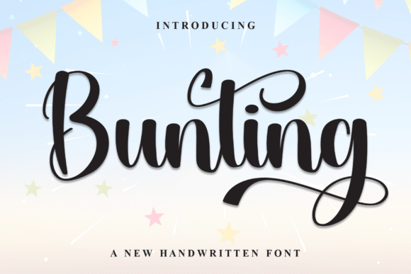 Bunting Font - Featured Image