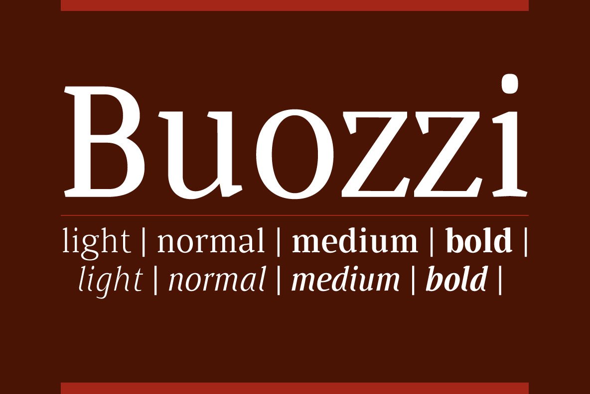 Buozzi Font - Featured Image