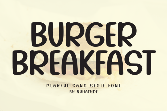 Burger Breakfast Font - Featured Image