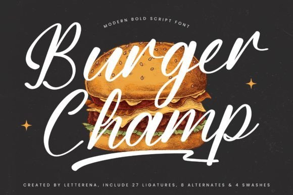 Burger Champ Font - Featured Image