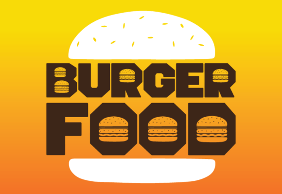 Burger Food Font - Featured Image