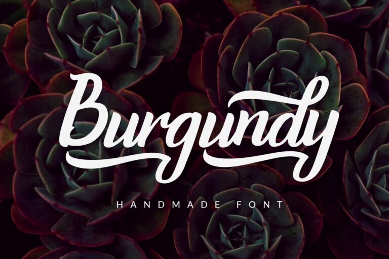 Burgundy Font - Featured Image