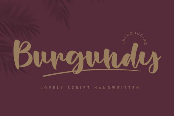 Burgundy Font - Featured Image