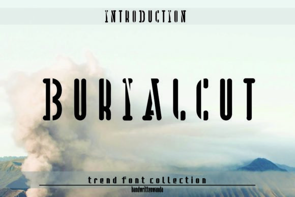 Buriacut Font - Featured Image