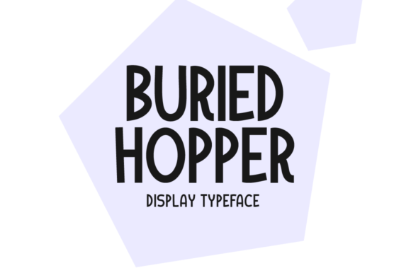 Buried Hopper Font - Featured Image