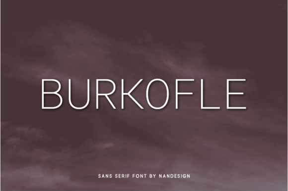 Burkofle Font - Featured Image
