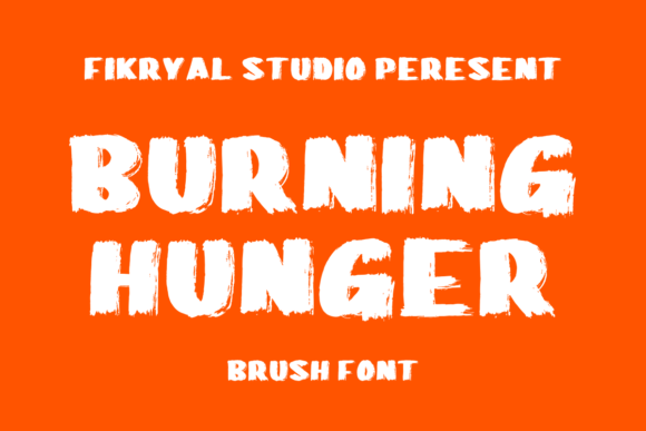 Burning Hunger Font - Featured Image