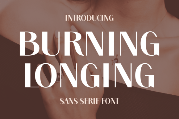 Burning Longing Font - Featured Image
