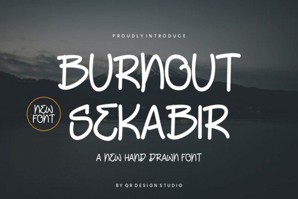 Burnout Sekabir Font - Featured Image