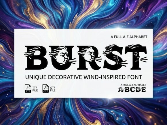 Burst Font - Featured Image