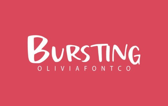 Bursting Font - Featured Image