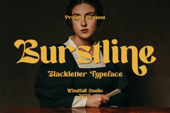 Burstline Font - Featured Image