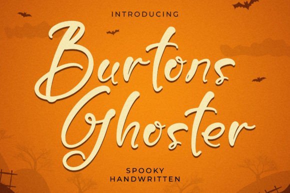 Burtons Ghoster Font - Featured Image