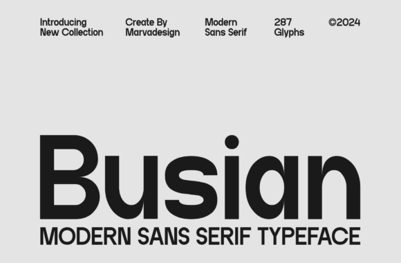 Busian Font - Featured Image