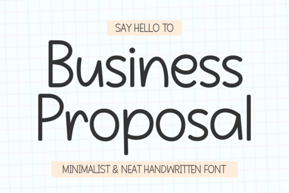Business Proposal Font - Featured Image