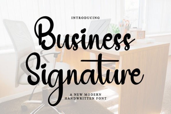 Business Signature Font - Featured Image