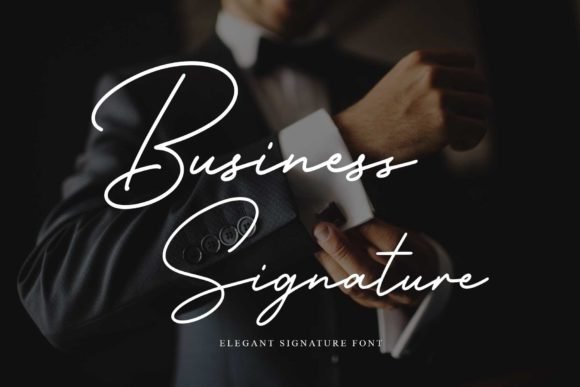 Business Signature Font - Featured Image