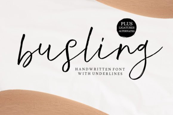 Busling Font - Featured Image