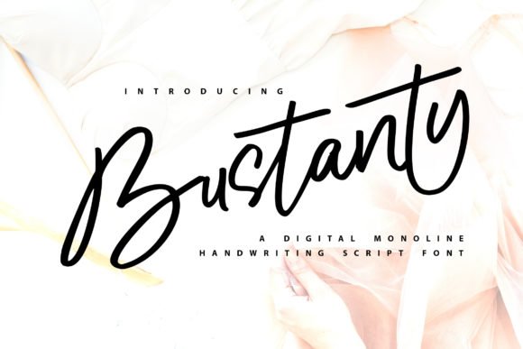 Bustanty Font - Featured Image