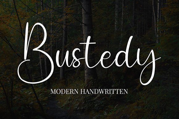 Bustedy Font - Featured Image