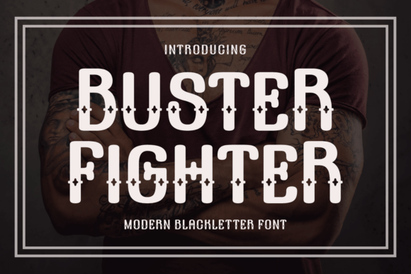 Buster Fighter Font - Featured Image