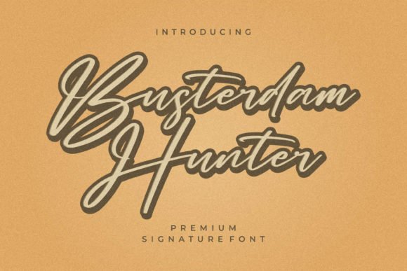 Busterdam Hunter Font - Featured Image