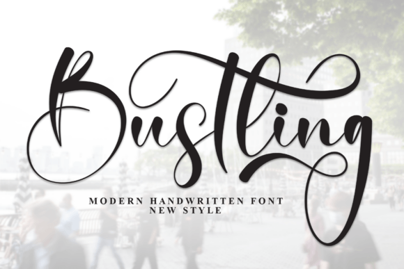 Bustling Font - Featured Image