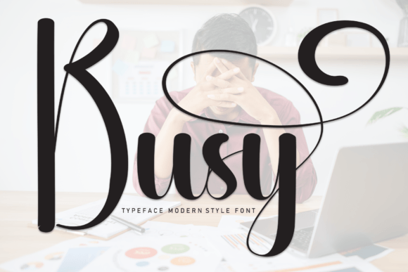 Busy Font - Featured Image