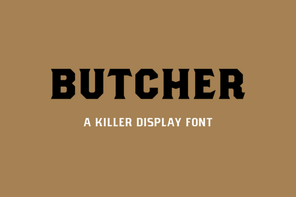 Butcher Font - Featured Image