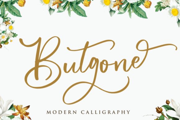 Butgone Font - Featured Image