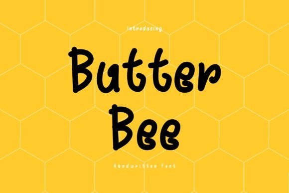 Butter Bee Font - Featured Image