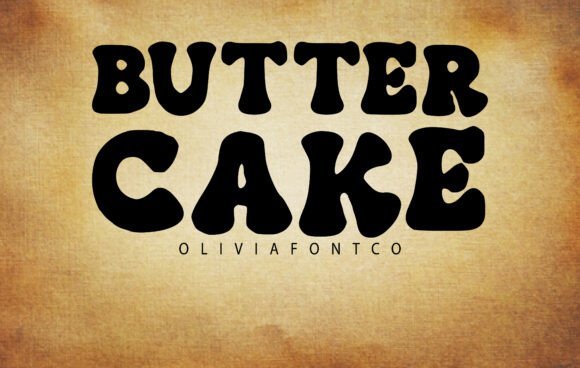Butter Cake Font - Featured Image