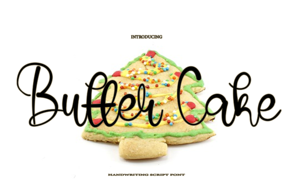 Butter Cake Font - Featured Image