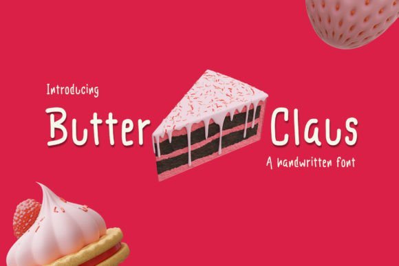 Butter Claus Font - Featured Image