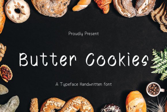 Butter Cookies Font - Featured Image