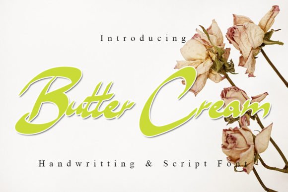 Butter Cream Font - Featured Image