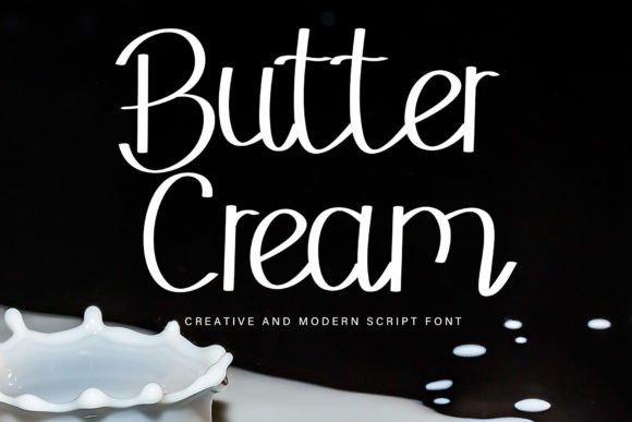 Butter Cream Font - Featured Image