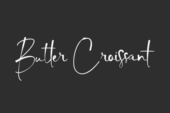 Butter Croissant Font - Featured Image